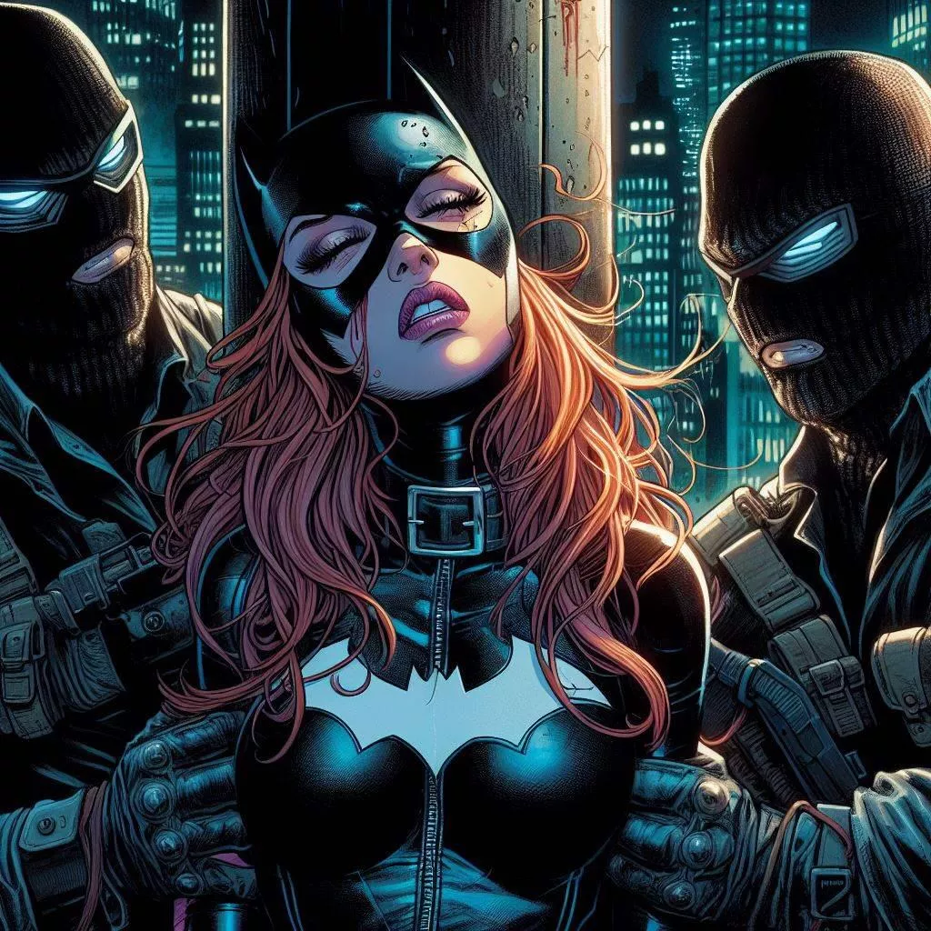 Batgirl vs thugs posted by Hagarb