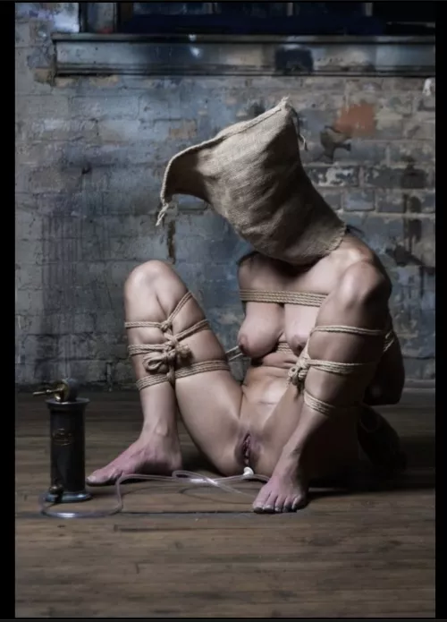 Burlap sack by DiggBoobs3