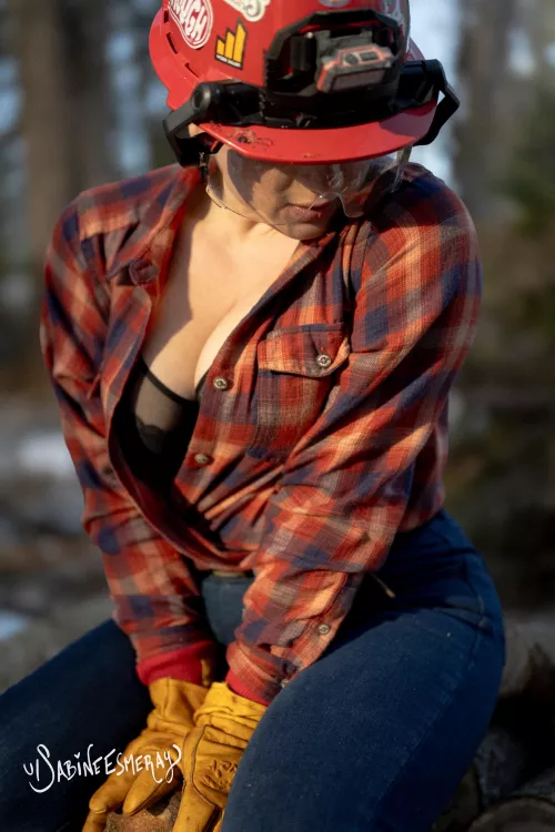 Clearing brush, and starting fires. (Don’t worry I have a permit) by Sabineesmeray