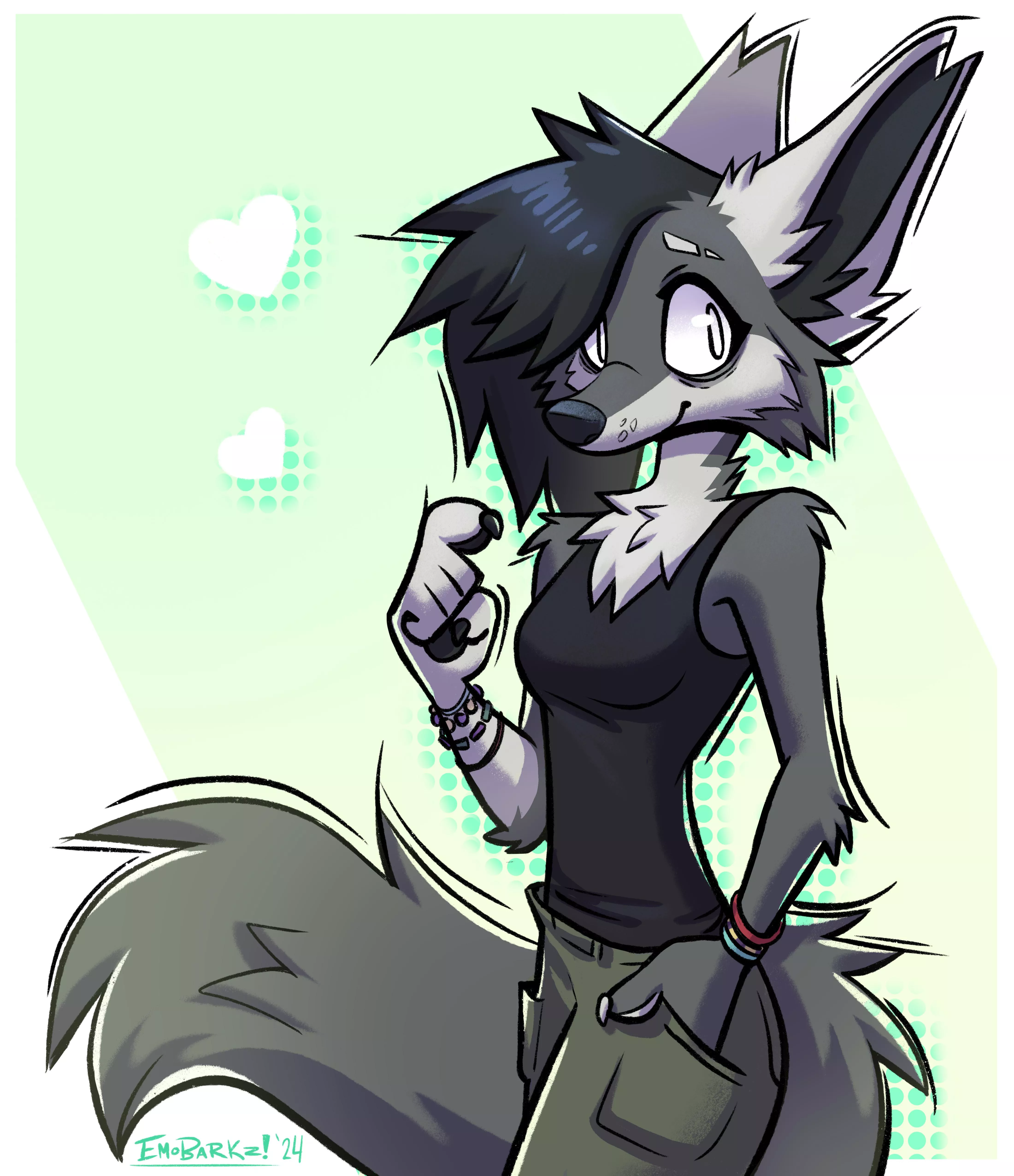 commission 🖤🩶🤍 posted by glawg