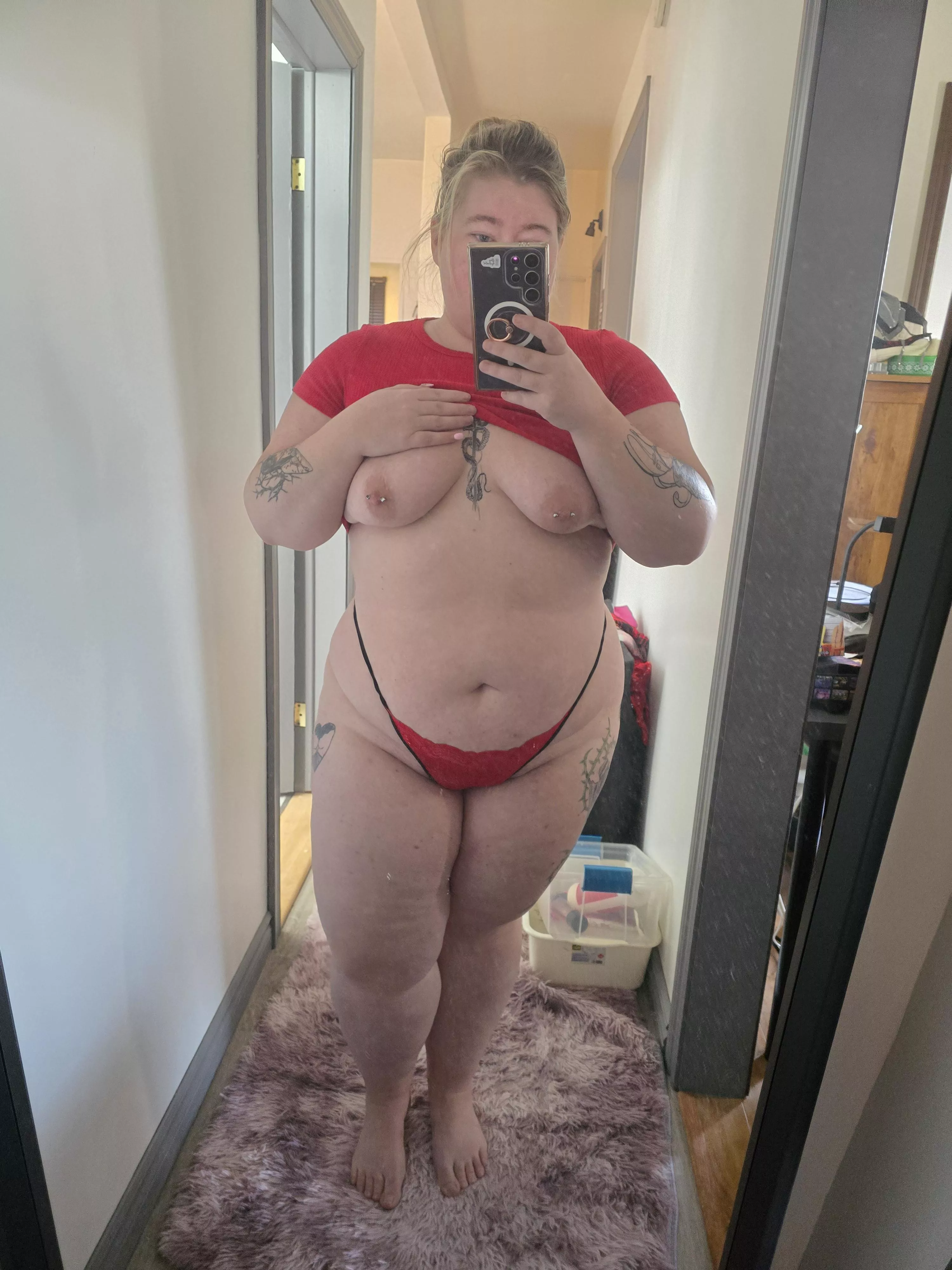 Do you like my new string? 🥰 posted by yourbigbuttgf