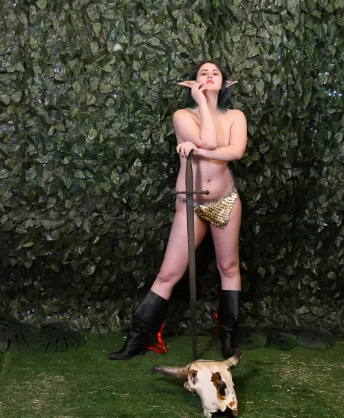 Elven warrior  by Atomic_Dolls