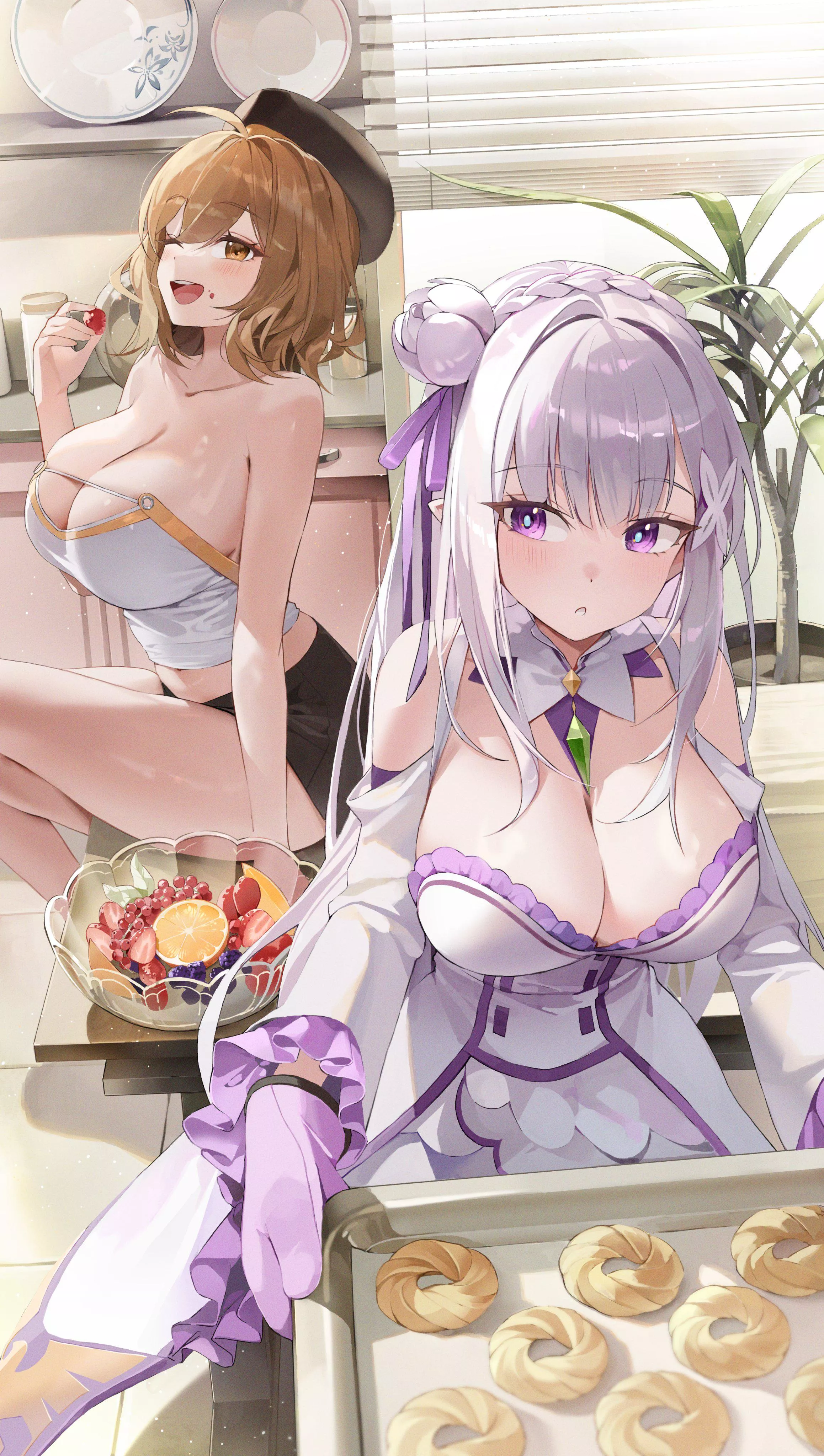 Emilia & Anis [Nikke x Re: Zero] posted by xSaviour_N