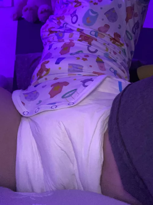 feeling very baby today 🍼 and only a little wet so far!  by sick_kayy