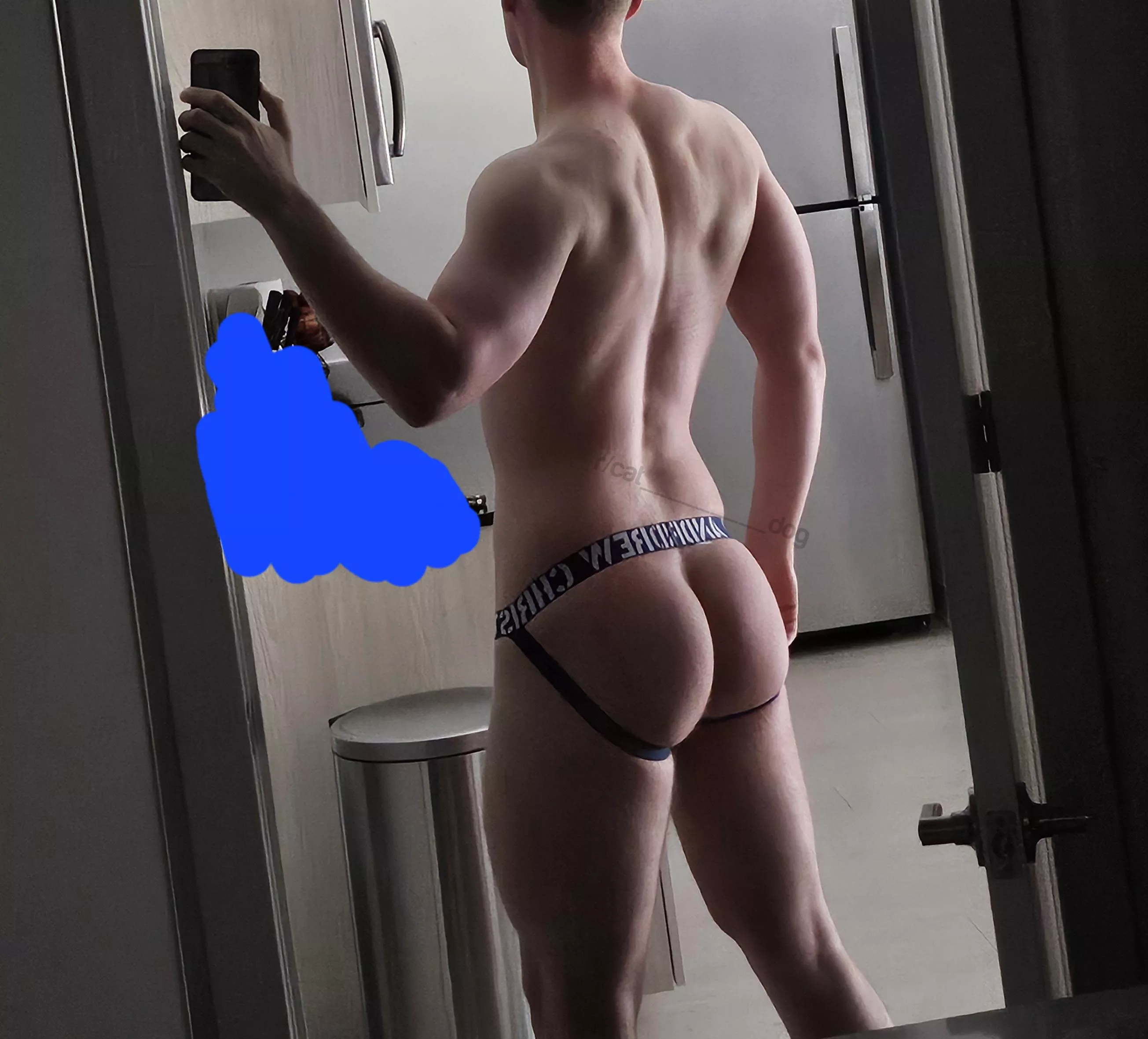 First time wearing a jock, what do we think? posted by cat_________dog