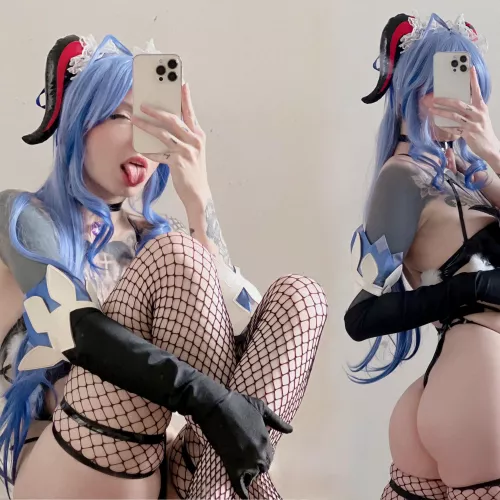 Ganyu by Lunara_Fawn (me!) by Ce_Luna