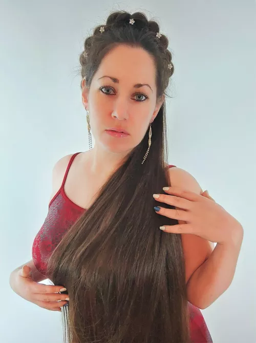 Hairstyle princess with braid crown by Alexa_Angelhair