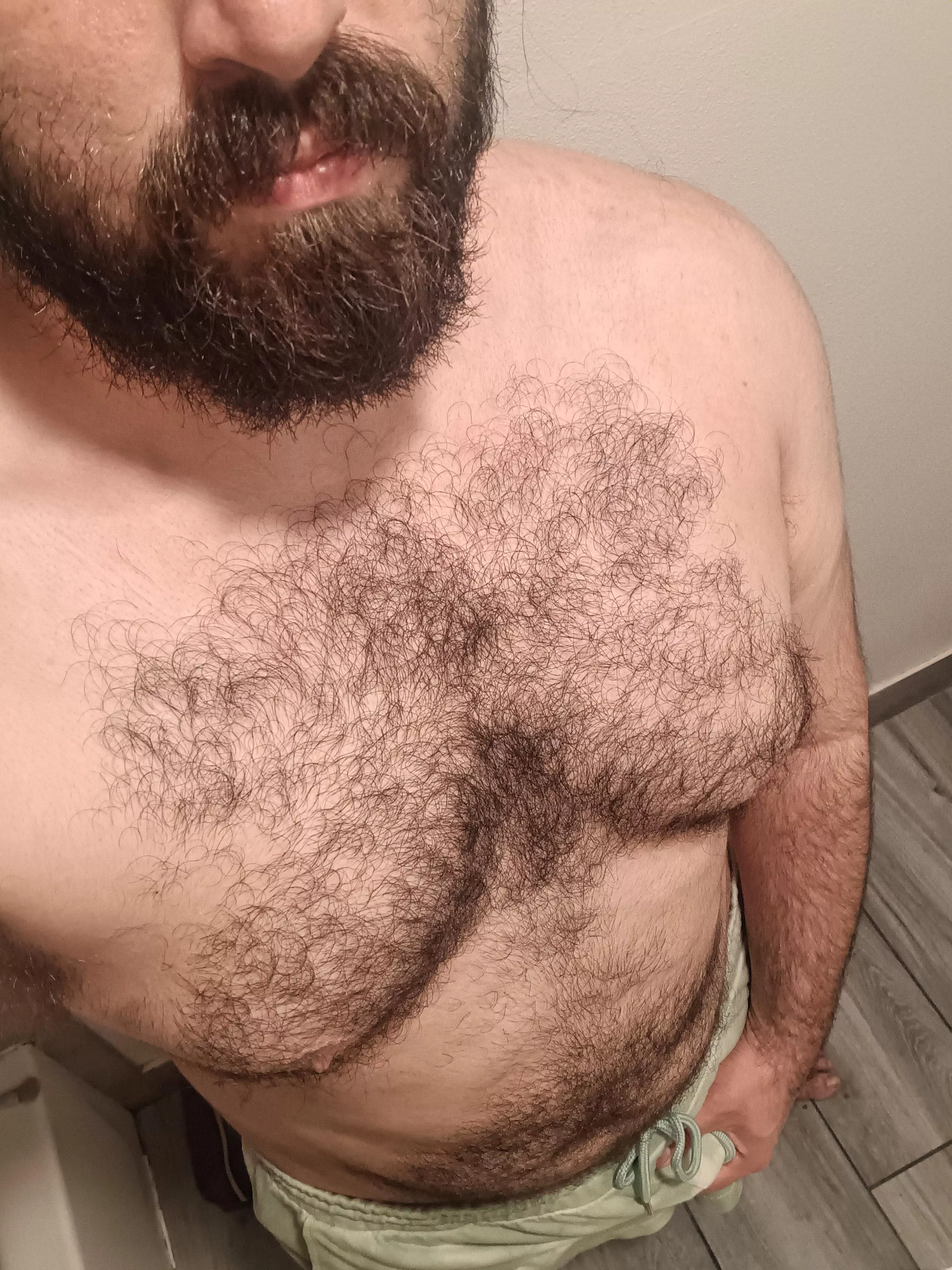 Hairy chest & belly posted by charliexrue