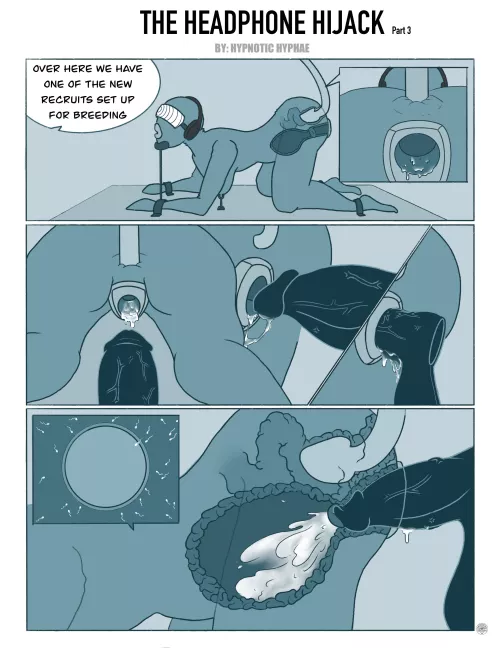 Headphone Hijack Pt.3 [OC][Hyonotic Hyphae][tech][mind control][breeding][alien][dronification] by HypnoticHyphae