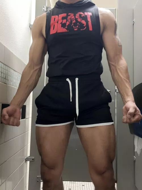 Help me change out of my gym clothes.  by KingAdonis06