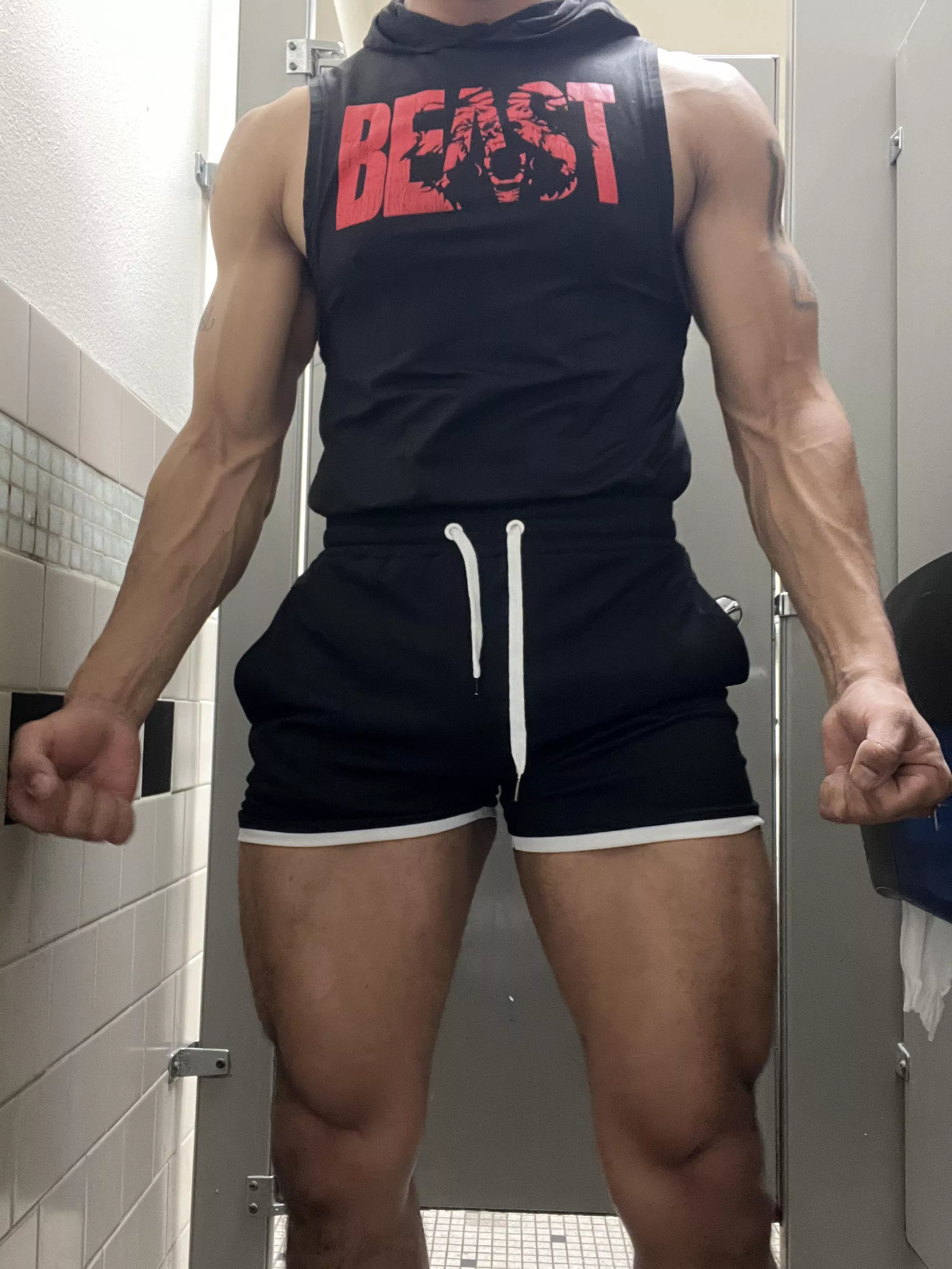 Help me change out of my gym clothes.  posted by KingAdonis06