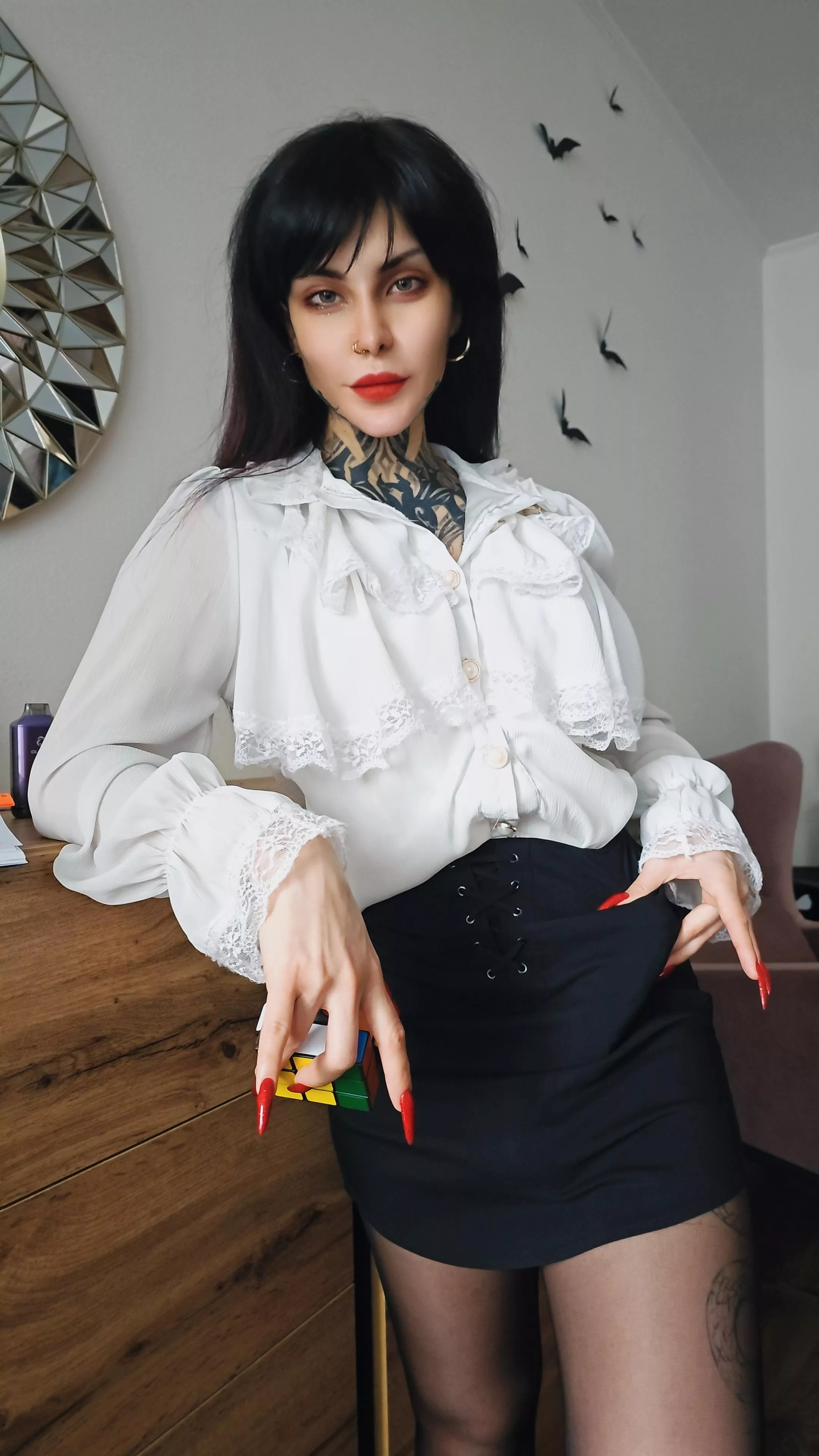 I don't like tight skirts, but I love your tight hole 😉 posted by Vampandbeauty