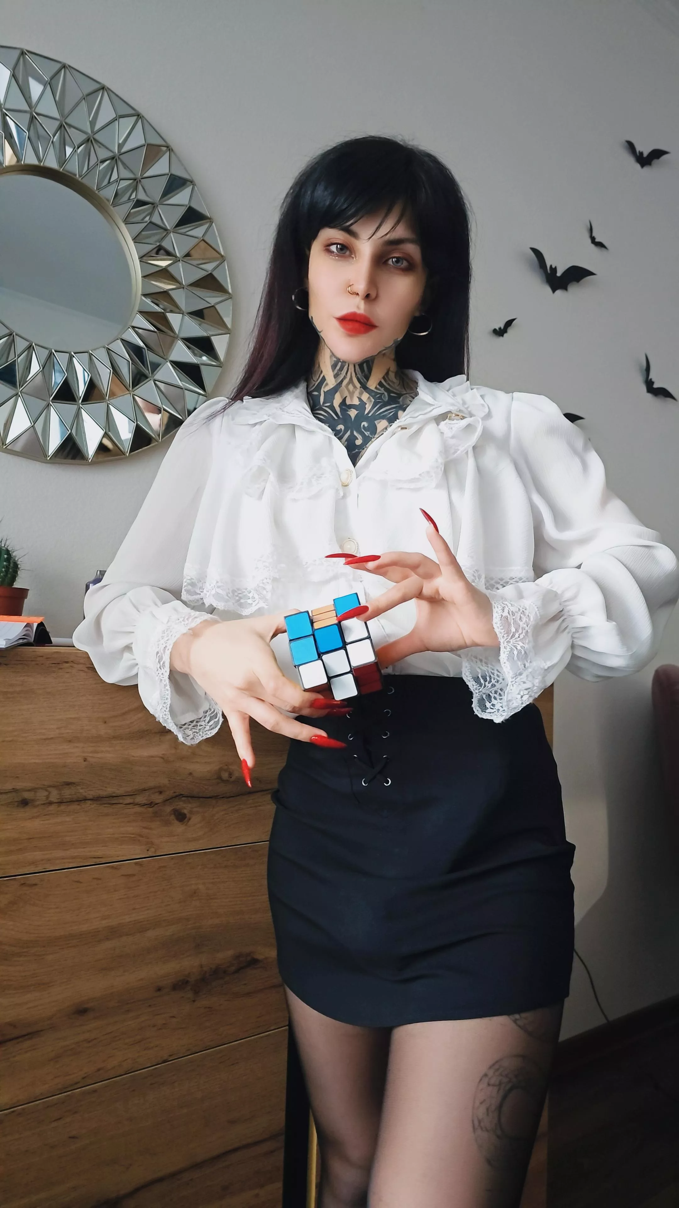 If you can match the colors on at least three sides, I'll show you what I'm hiding under my skirt posted by Vampandbeauty