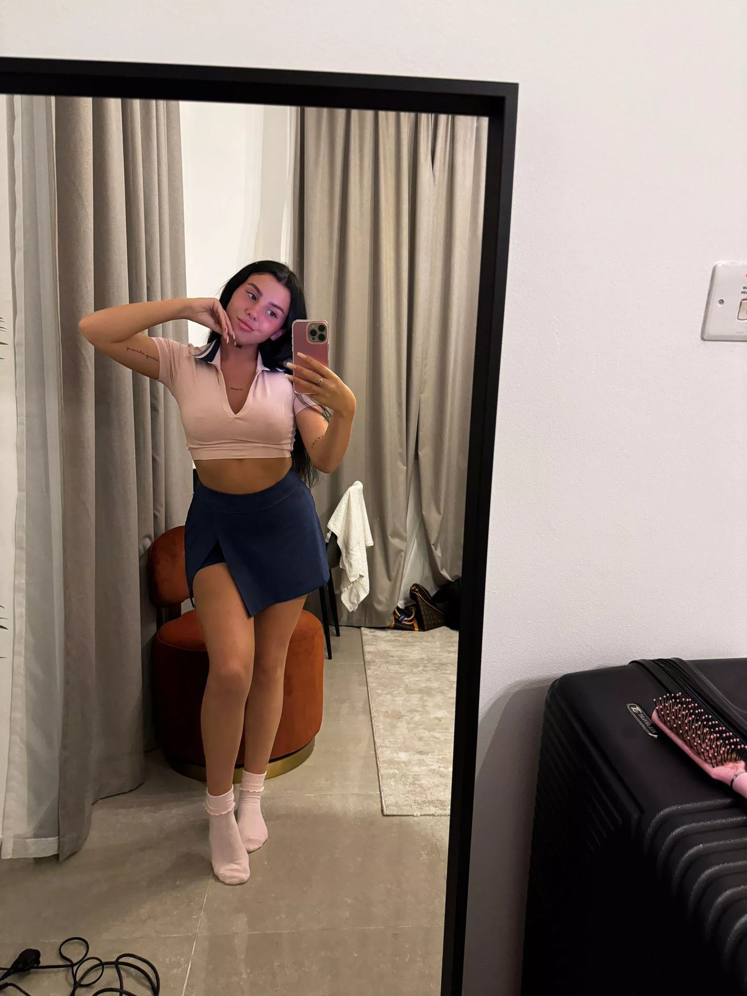 Is this croptop too short for school? posted by Novalee_Allen