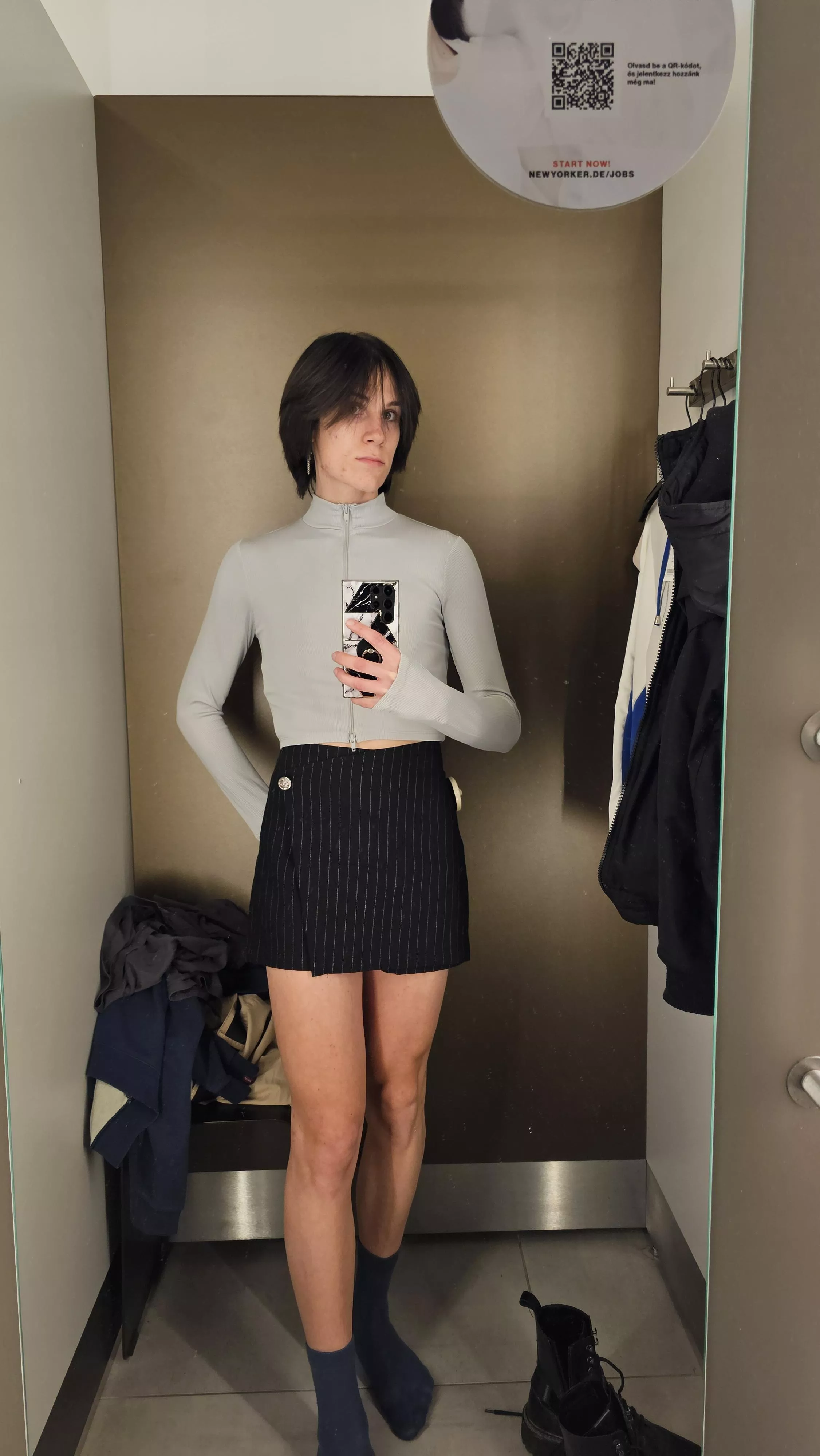 Just a boy trying on a skirt posted by Jazzlike-Island7260