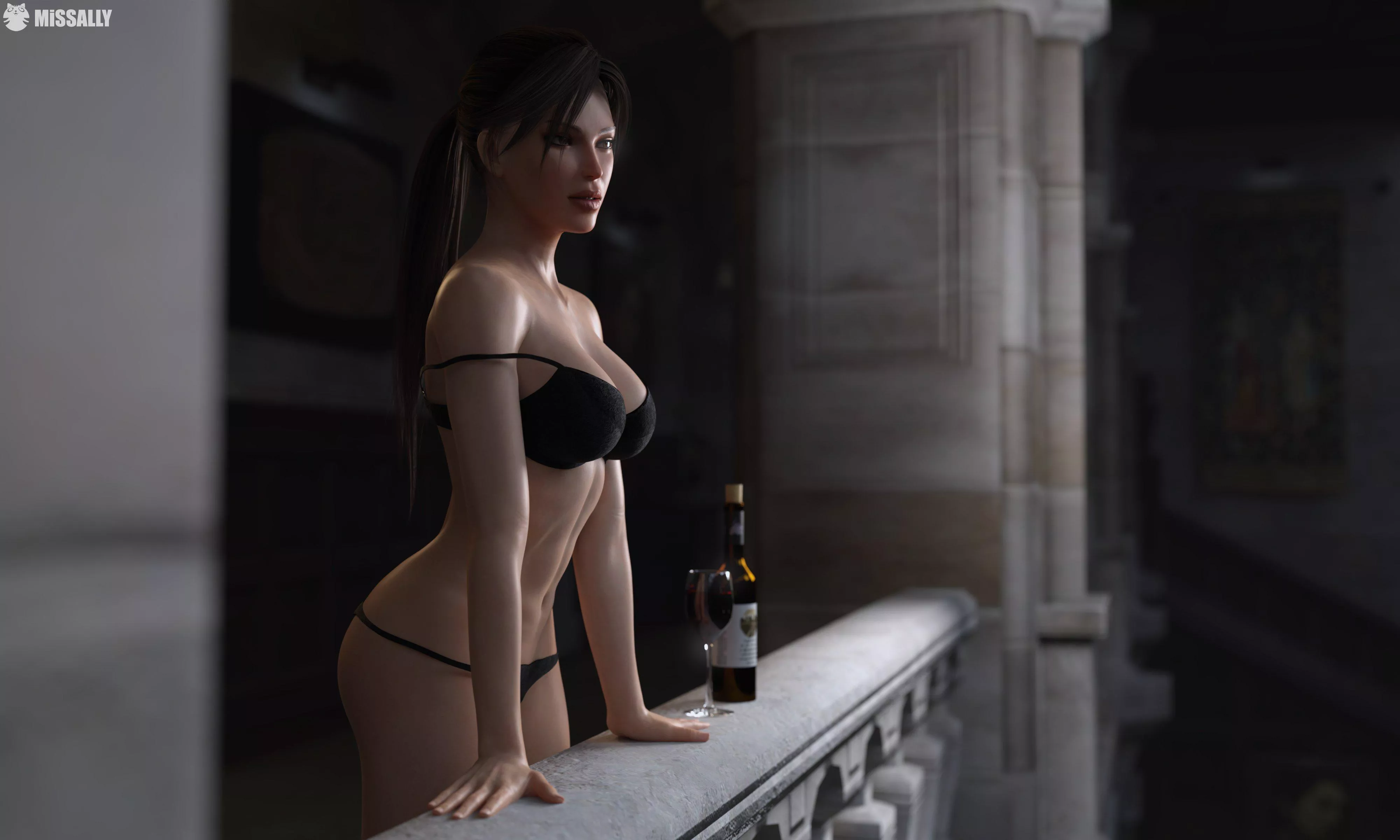 Lara at home (MissAlly) posted by Kuro-Oji