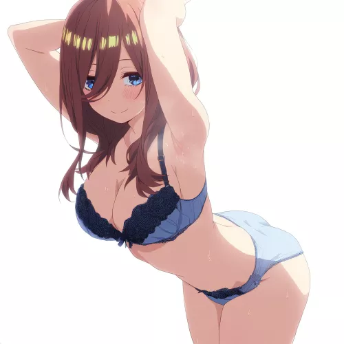 Lingerie Miku Nakano by virginsnake910