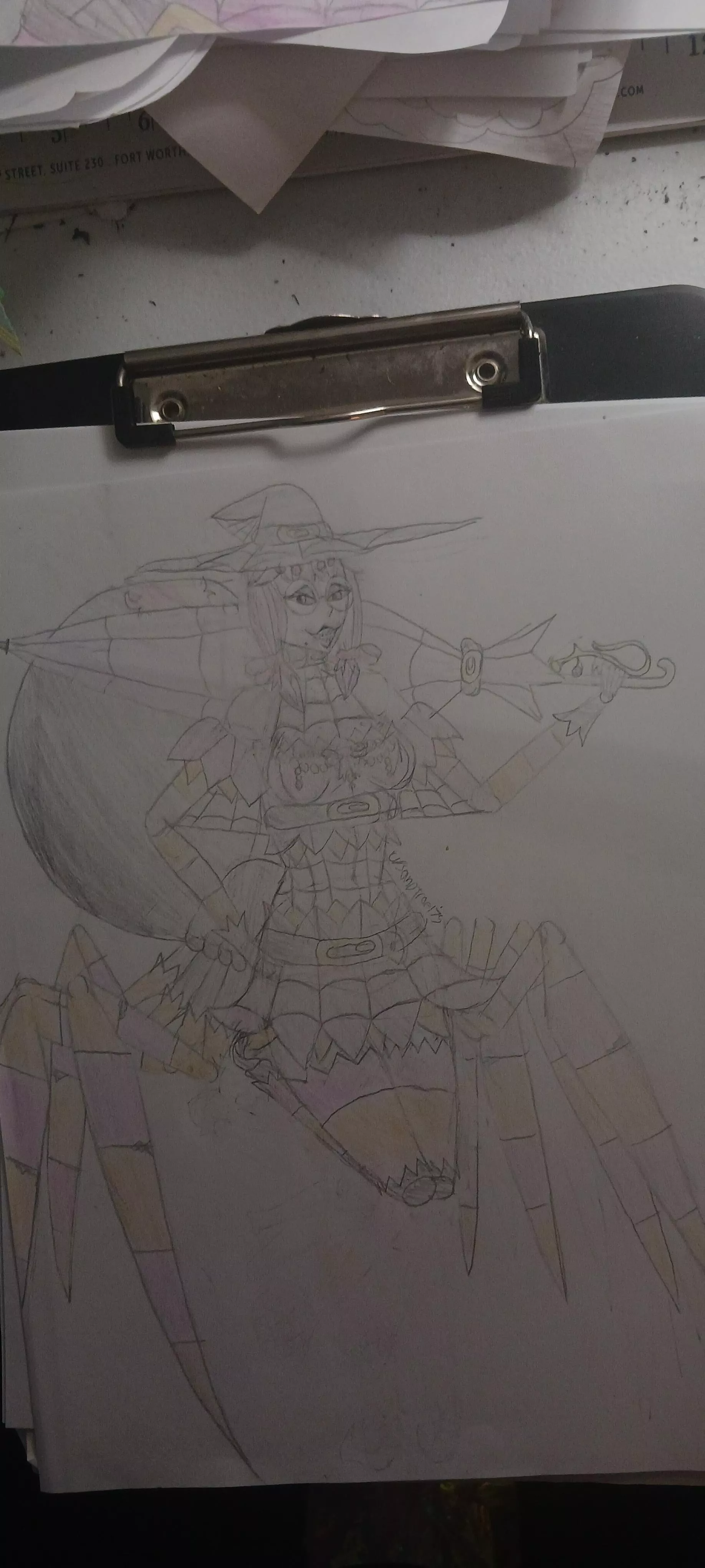 Miss Olivia Spindle, the spider witch ( source: me) posted by sandtrap175