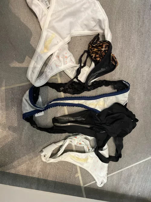 My panty pile from this week by Harpersummer