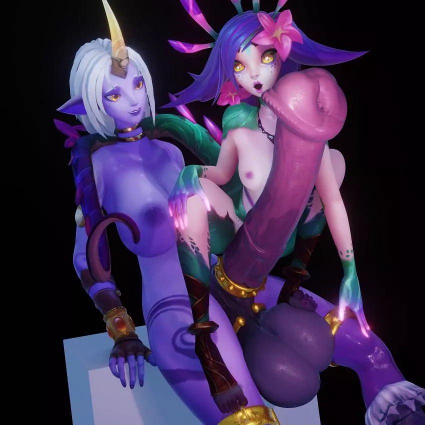 Neeko impressed by Soraka's meaty schlong (3sdice) posted by Penacham