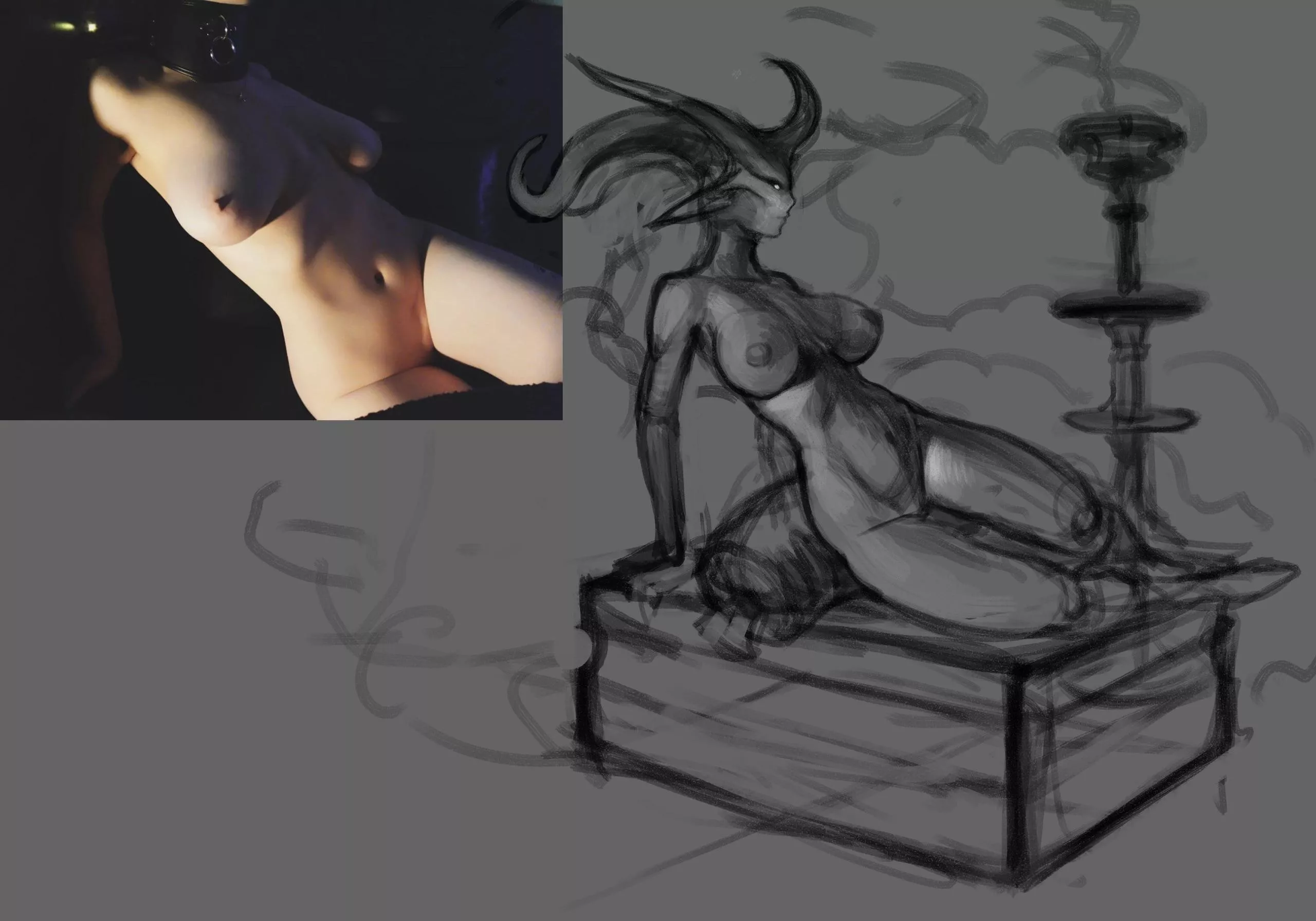 [OC] Preparing new art from my photo posted by Njarla