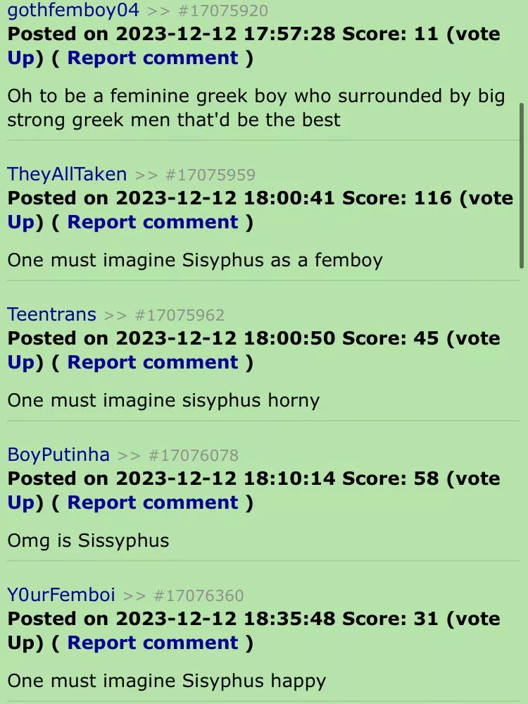 One must imagine Sisyphus horny posted by NSFWulf_69