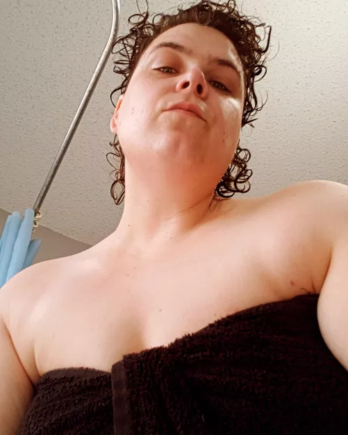 Post shower selfie 💜 by buffbilly420