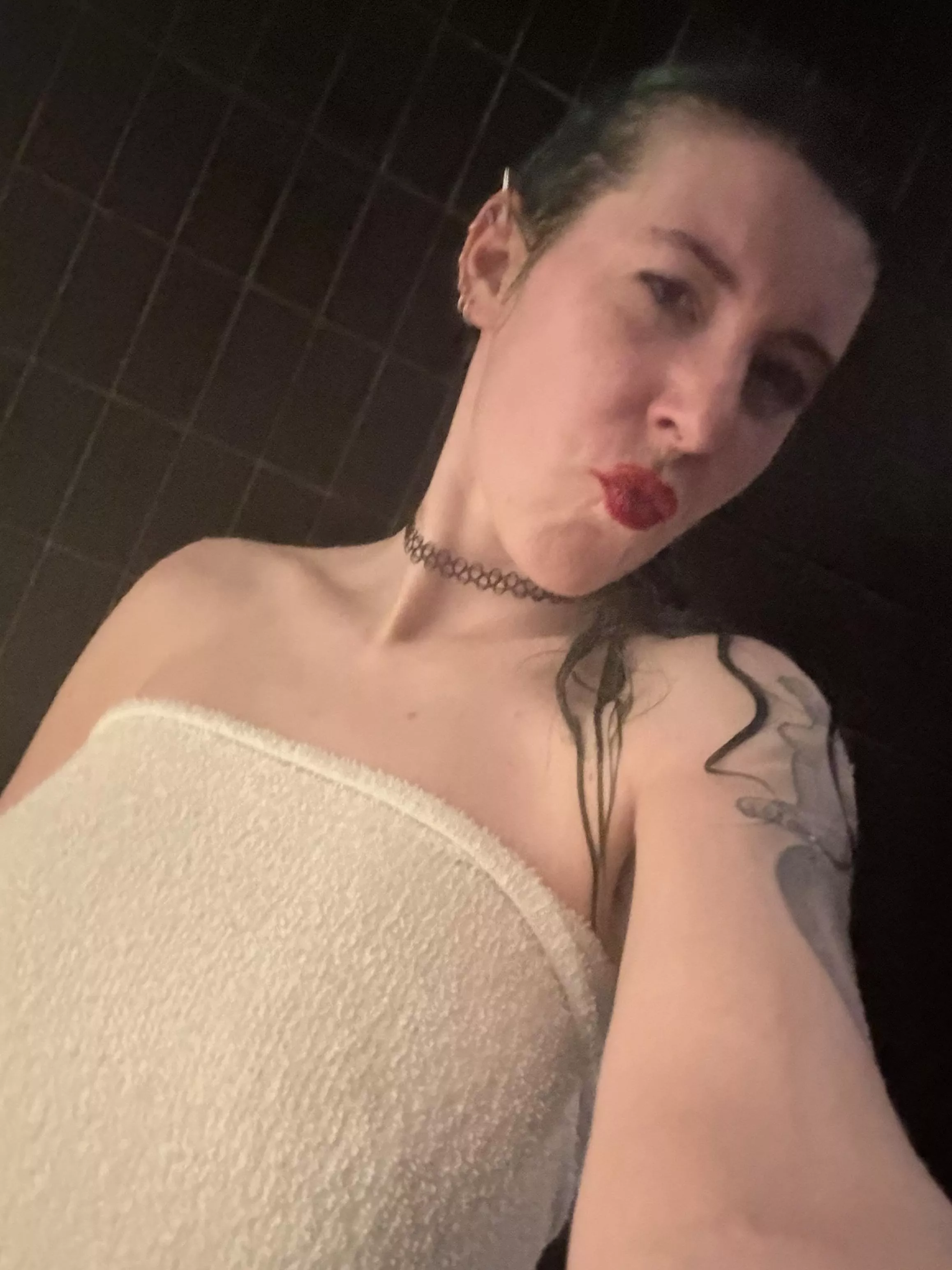 Pout in a towel posted by sirenskiss3