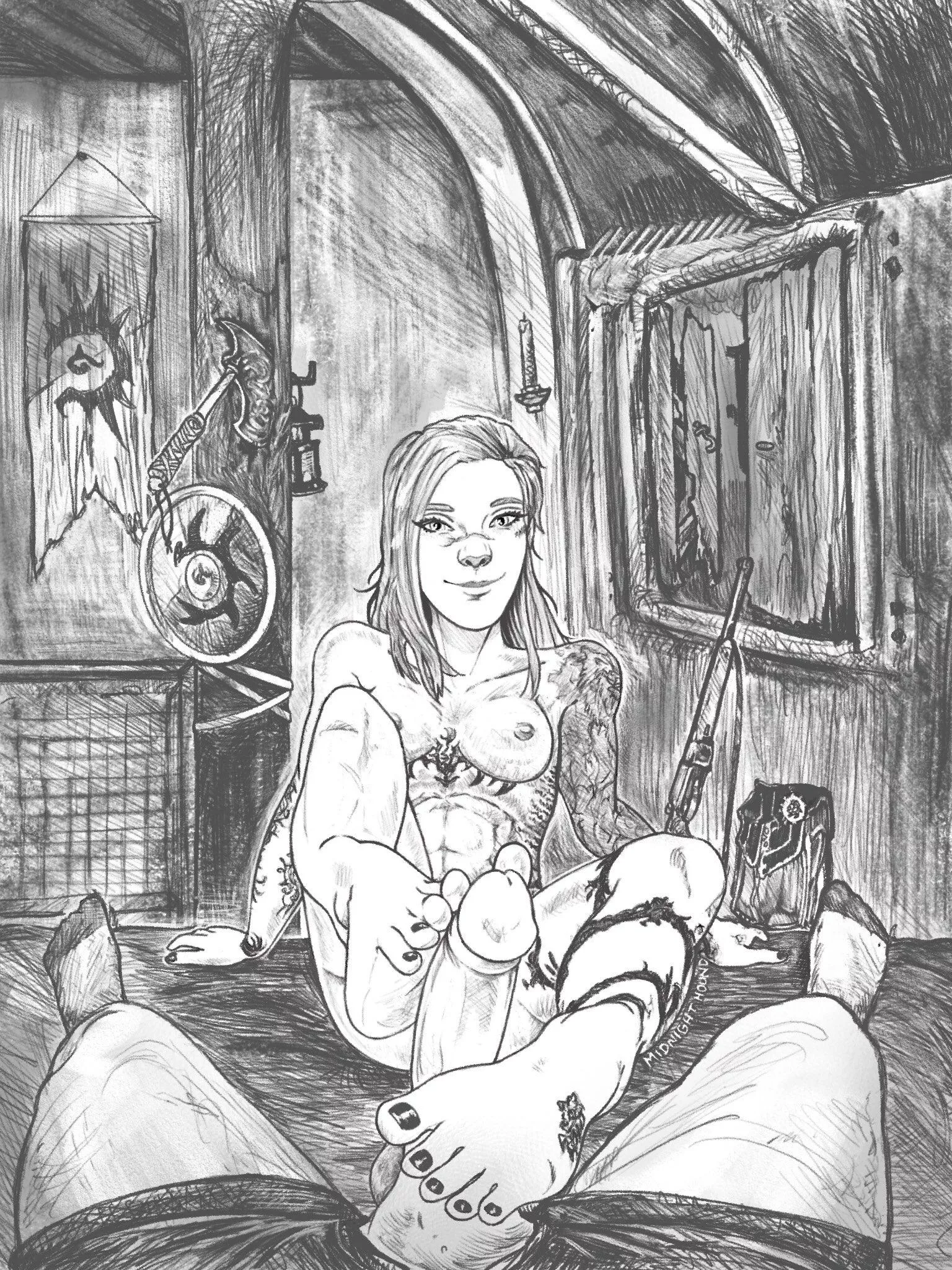 Prancer's Rendezvous with the Enemy (OC) [Scarlet Heart - Midnight Hound] posted by Midnight_Hound