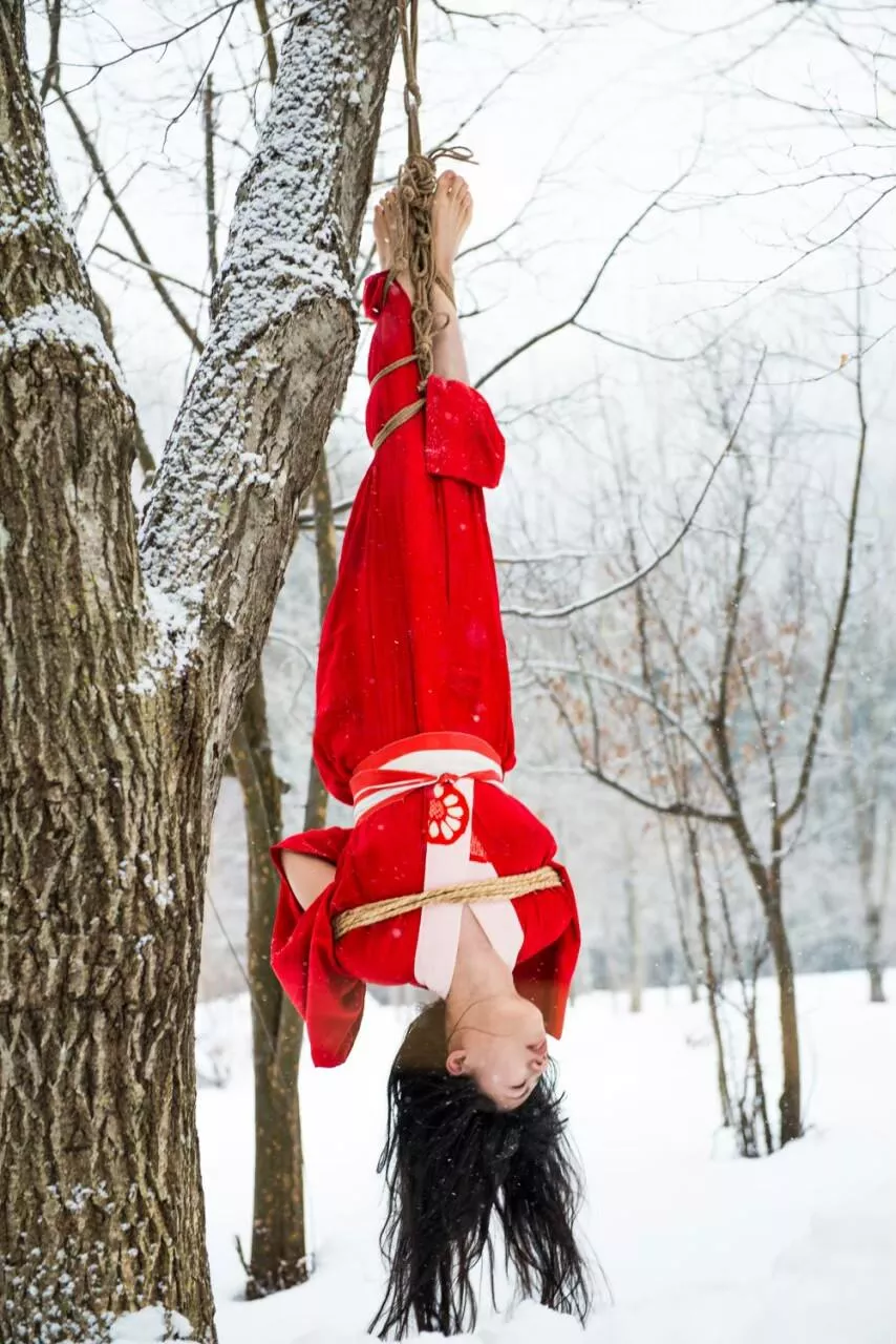 red and snow posted by allgmok
