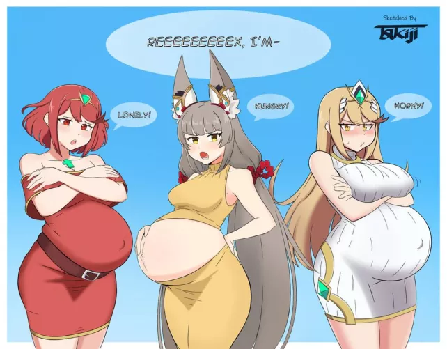 Rex's 3 Needy Wives (@TsukijiTums) by HeavyLancerthe8th