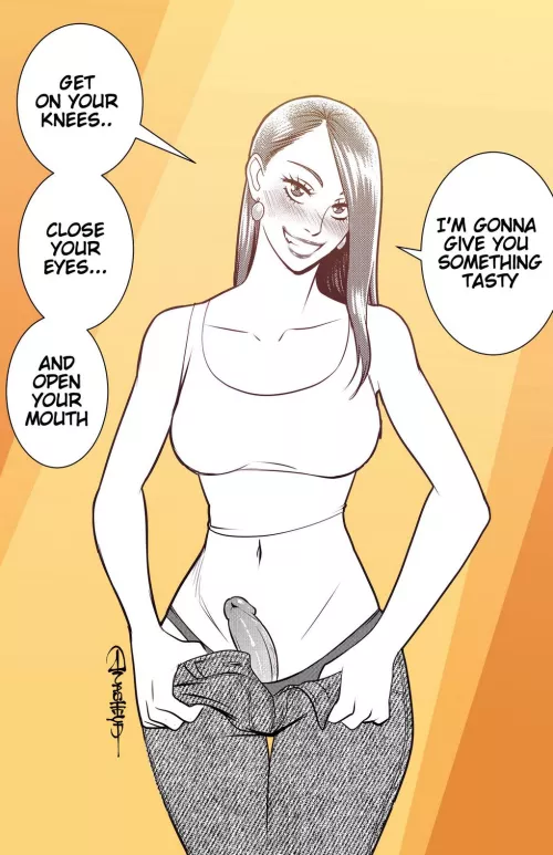 She has a tasty surprise  by SoManyCookies