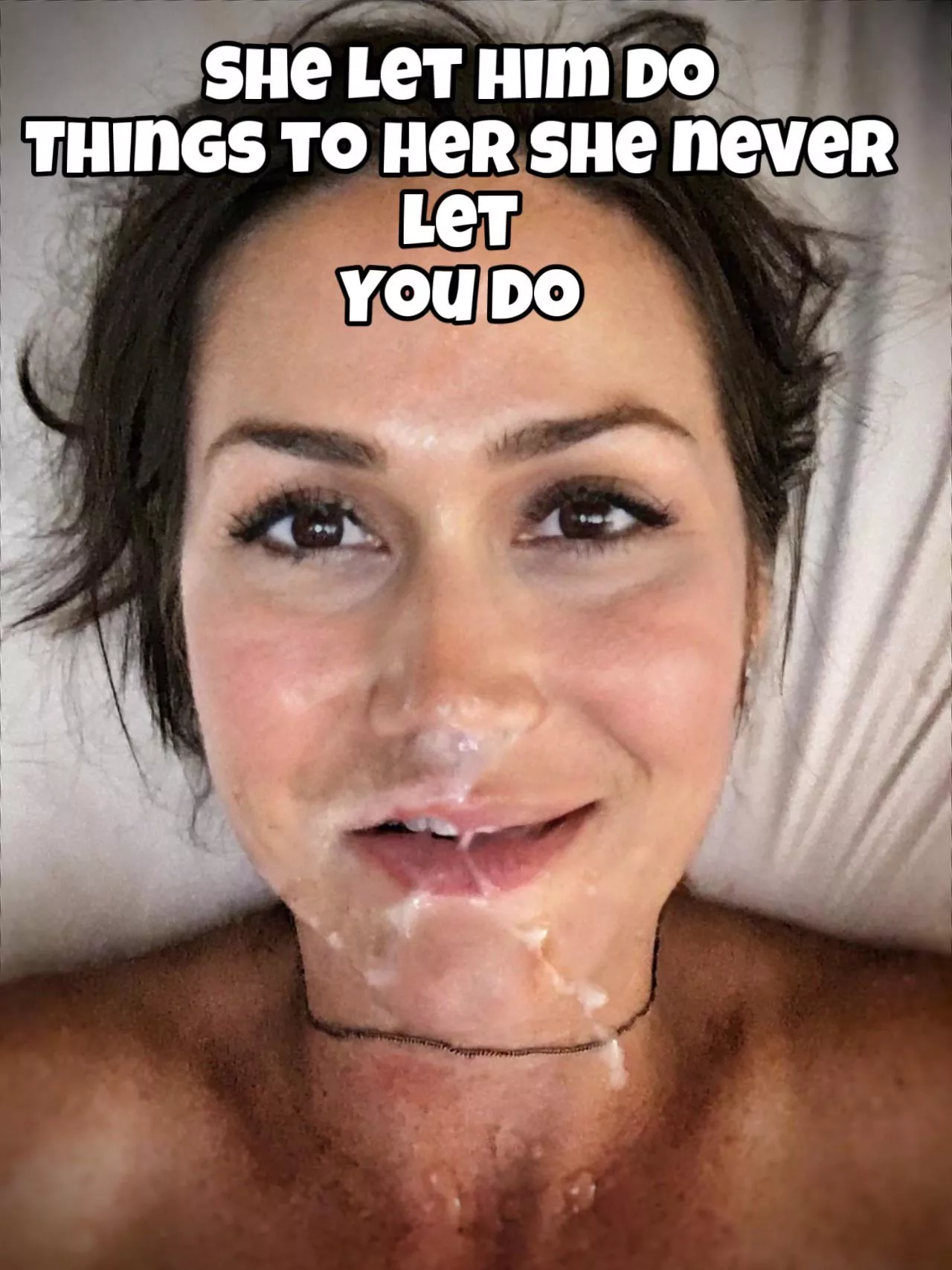 She let the him do that? posted by blondguymuscles