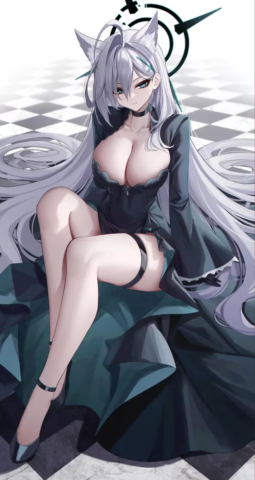 Shiroko Terror on the checkered floor (EternalBhm) [Blue Archive] by elegantloveglimmer