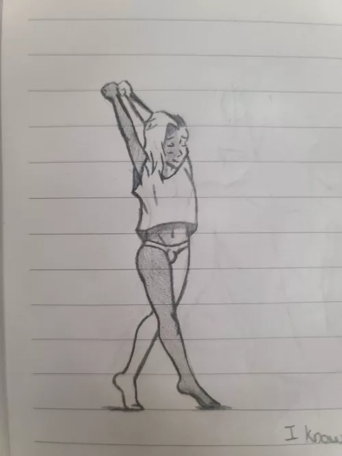 Stretching after cuddling. (Bluertiger) by Hoofedhickory