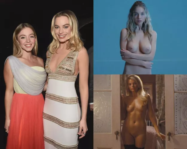 Sydney Sweeney vs Margot Robbie by CutPale7070