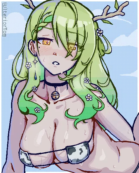 the style ive been experimenting with lately is close to pixelart. kinda? posted by UlteriorTom