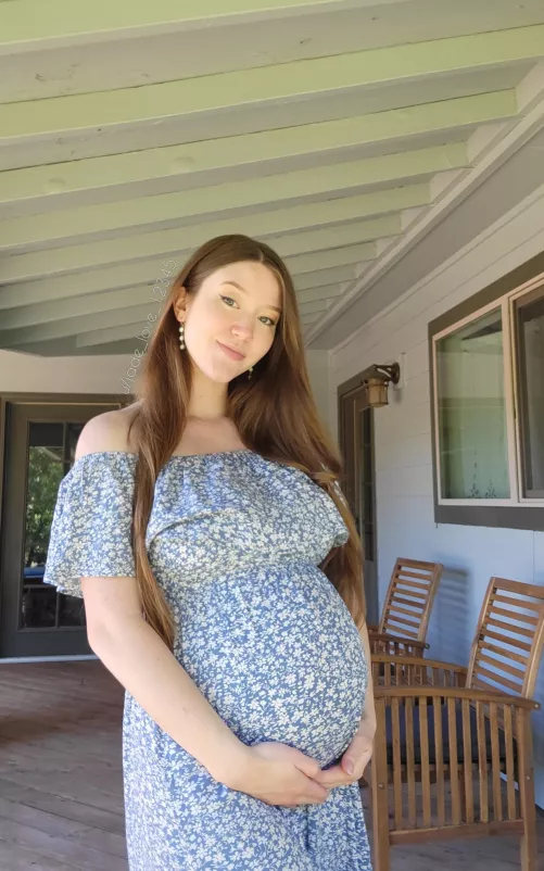 This is the dress I wore to my baby shower - Do you like it?  by jade_love_12345