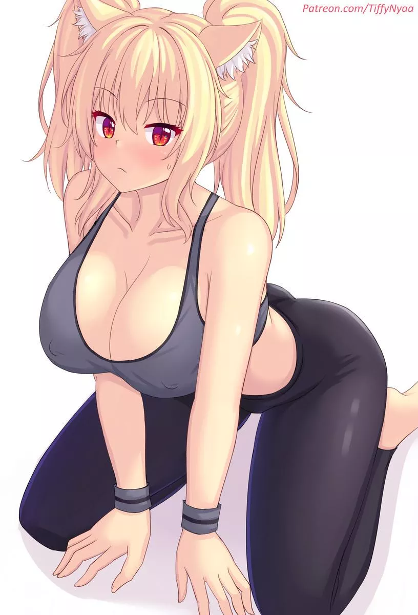 Tiffy In Yoga Pants [Artist's Original] posted by A_MASSIVE_PERVERT