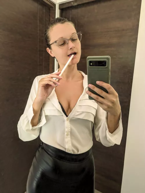 Wait until you see Friday's office outfit by Succulent_Sofila