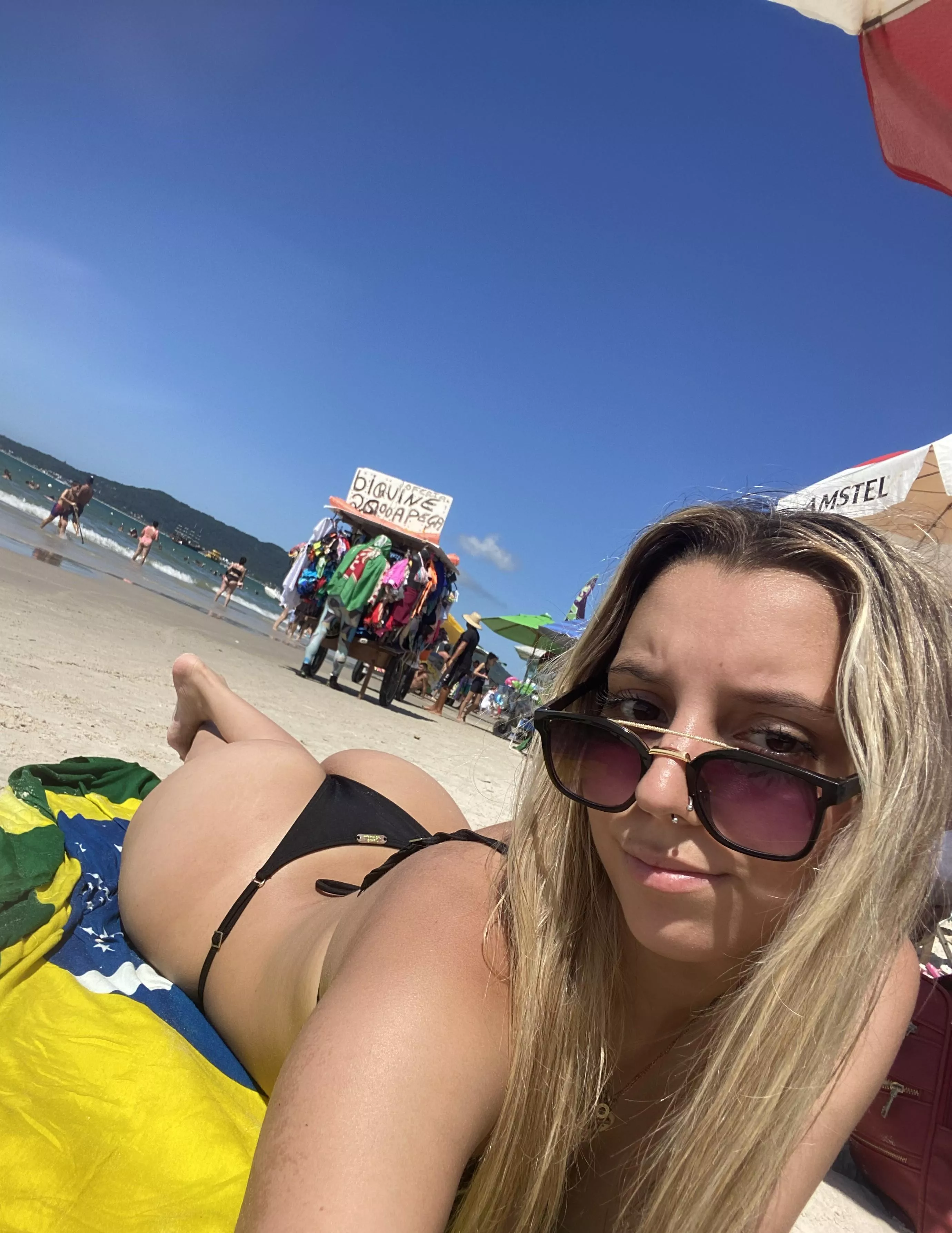 weekend is a beach day. posted by InvestmentComplex252