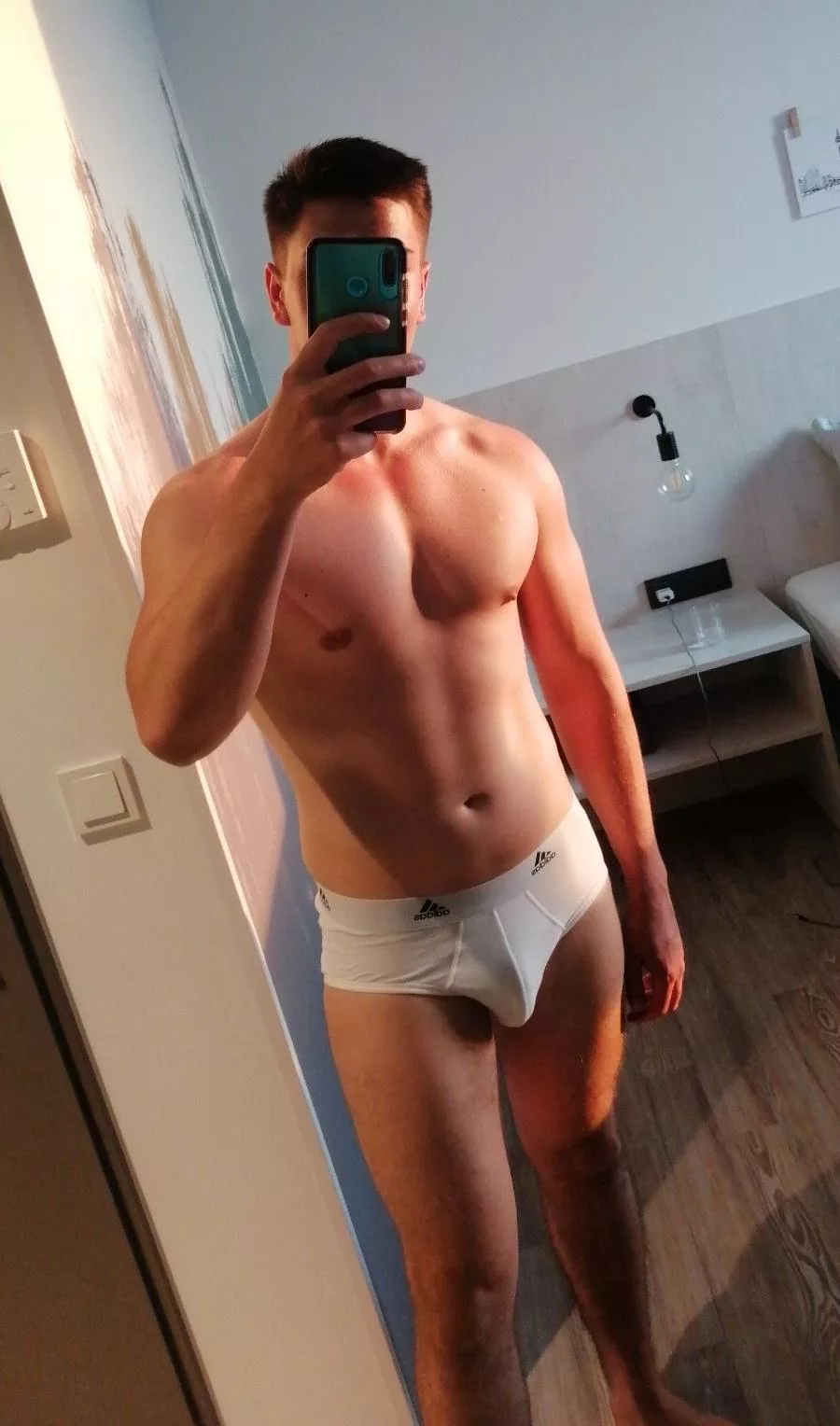 White Adidas posted by FalkiFalk66