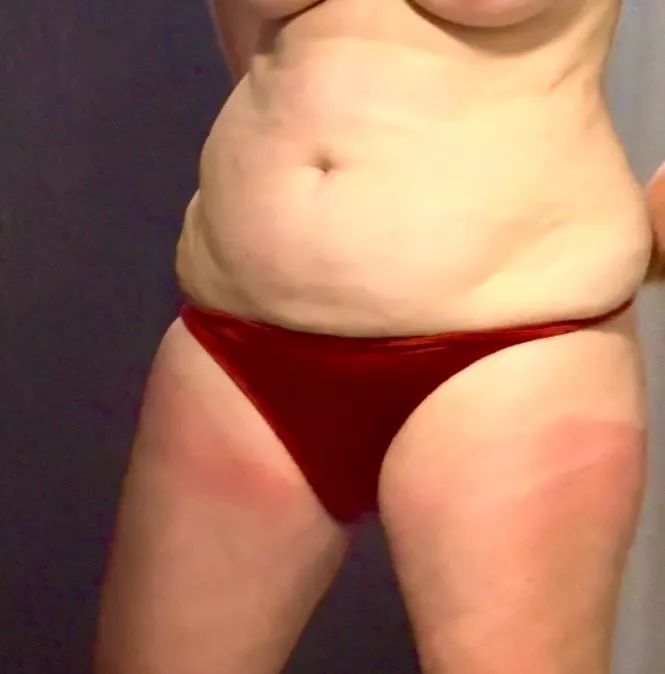 Who’s a fan of RED satin panties? posted by Witty-Ad172