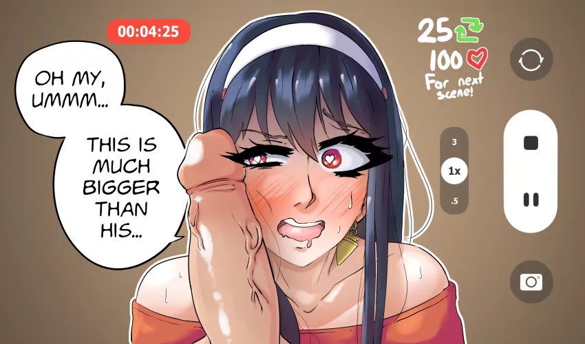 Yor needs only the biggest cocks, sorry Llyod~ by KagekiAtisuto