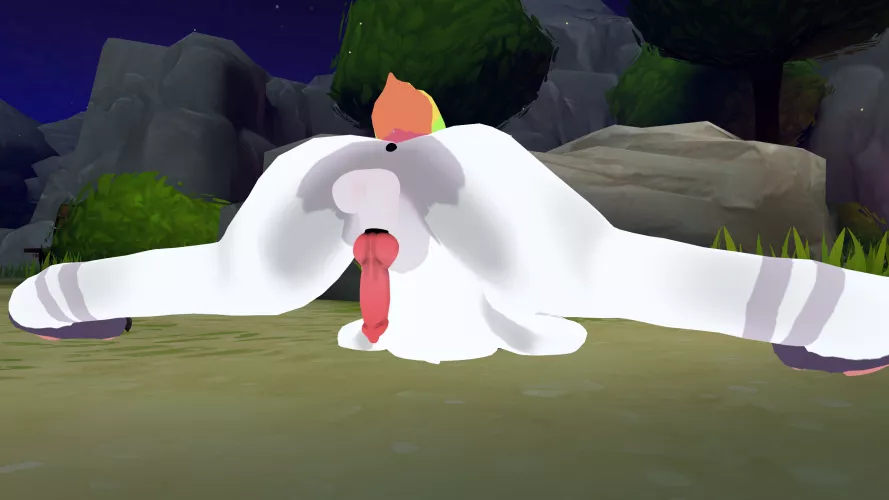 You asked for a back view~ (Rocketpubby) by Sevydoggo