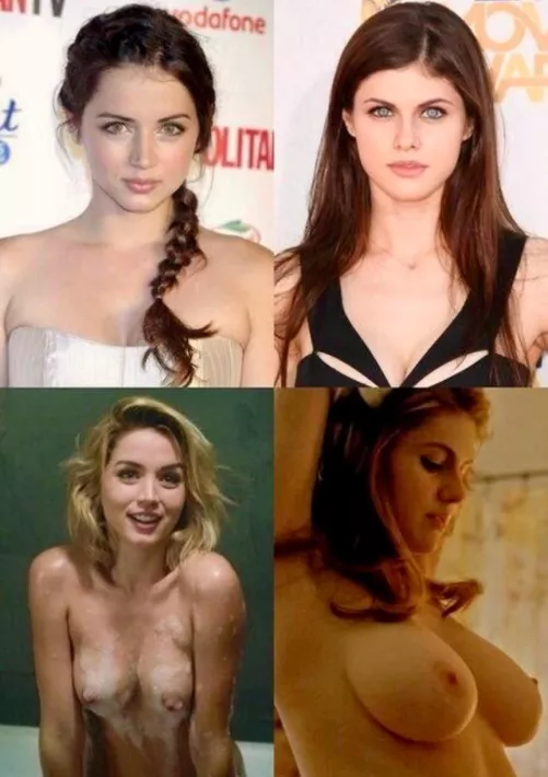 Ana de Armas vs Alexandra Daddario  by Personal_Seesaw_5496
