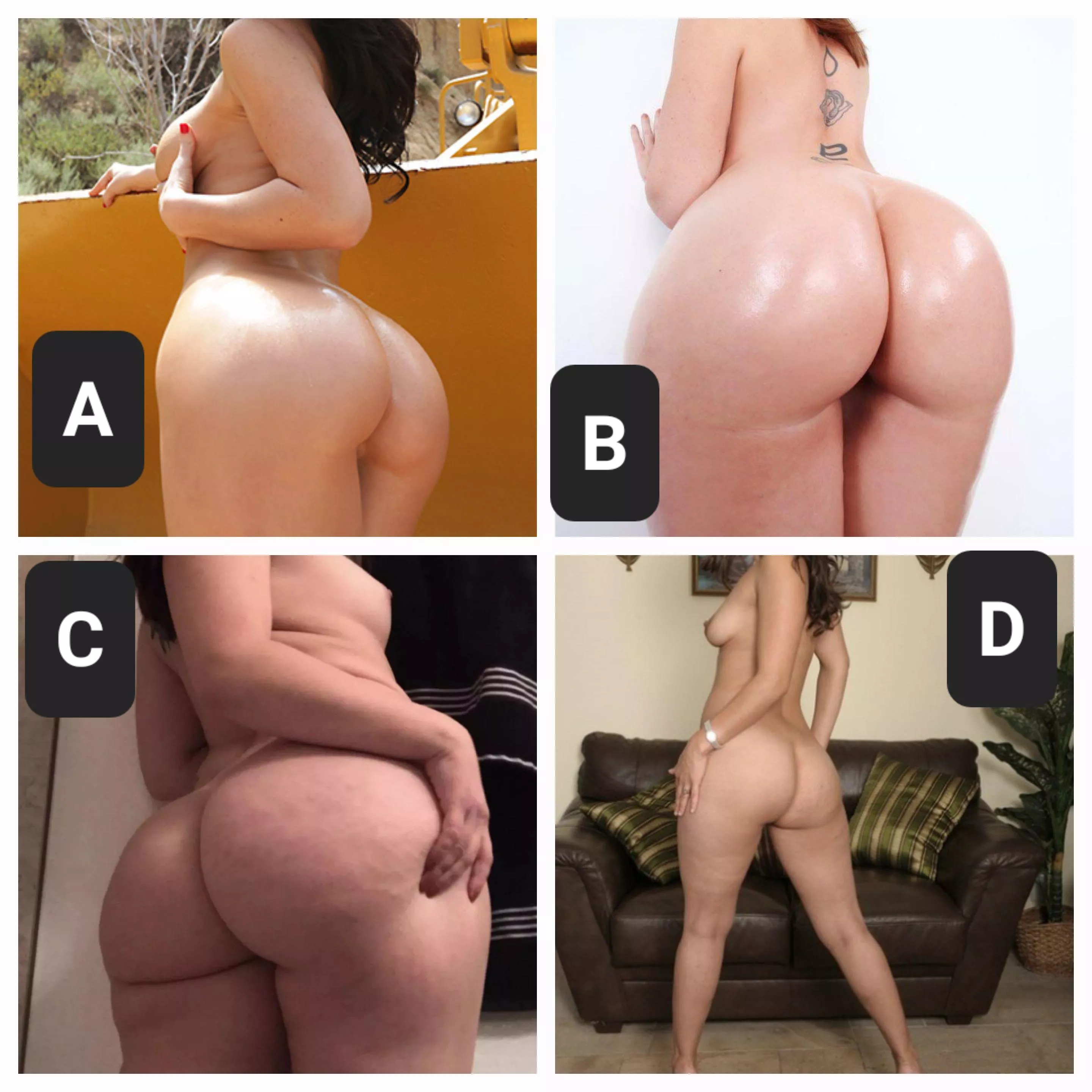 Ass Like That: Do you know your pornstar asses? You get 2 names and guess the others. Match the name to the letter posted by dissentaryy