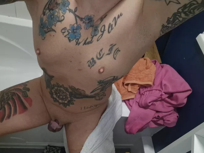 Being locked, makes me easy!!!! Damn I want to be used!!! by tattedthing01