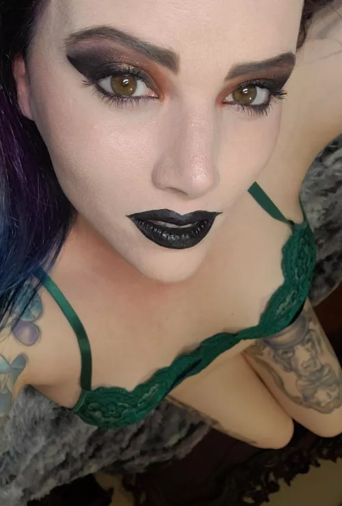 Black Lips and Lingerie  by gothbabe2024
