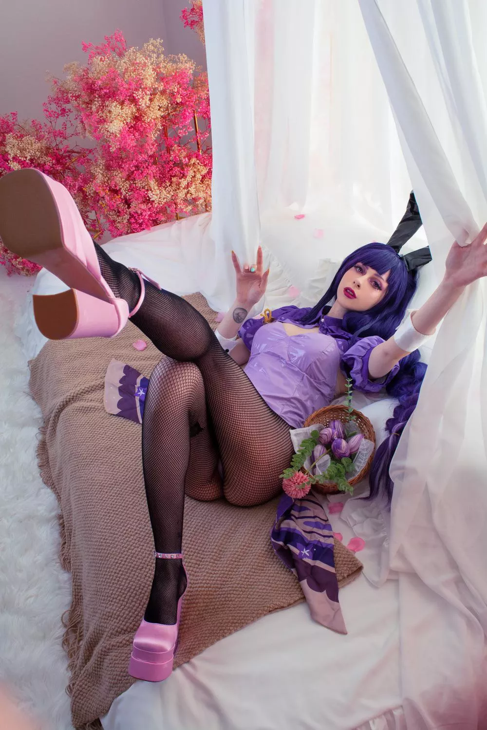 Bunny Girl Raiden Shogun by Slayshaxox posted by naensi